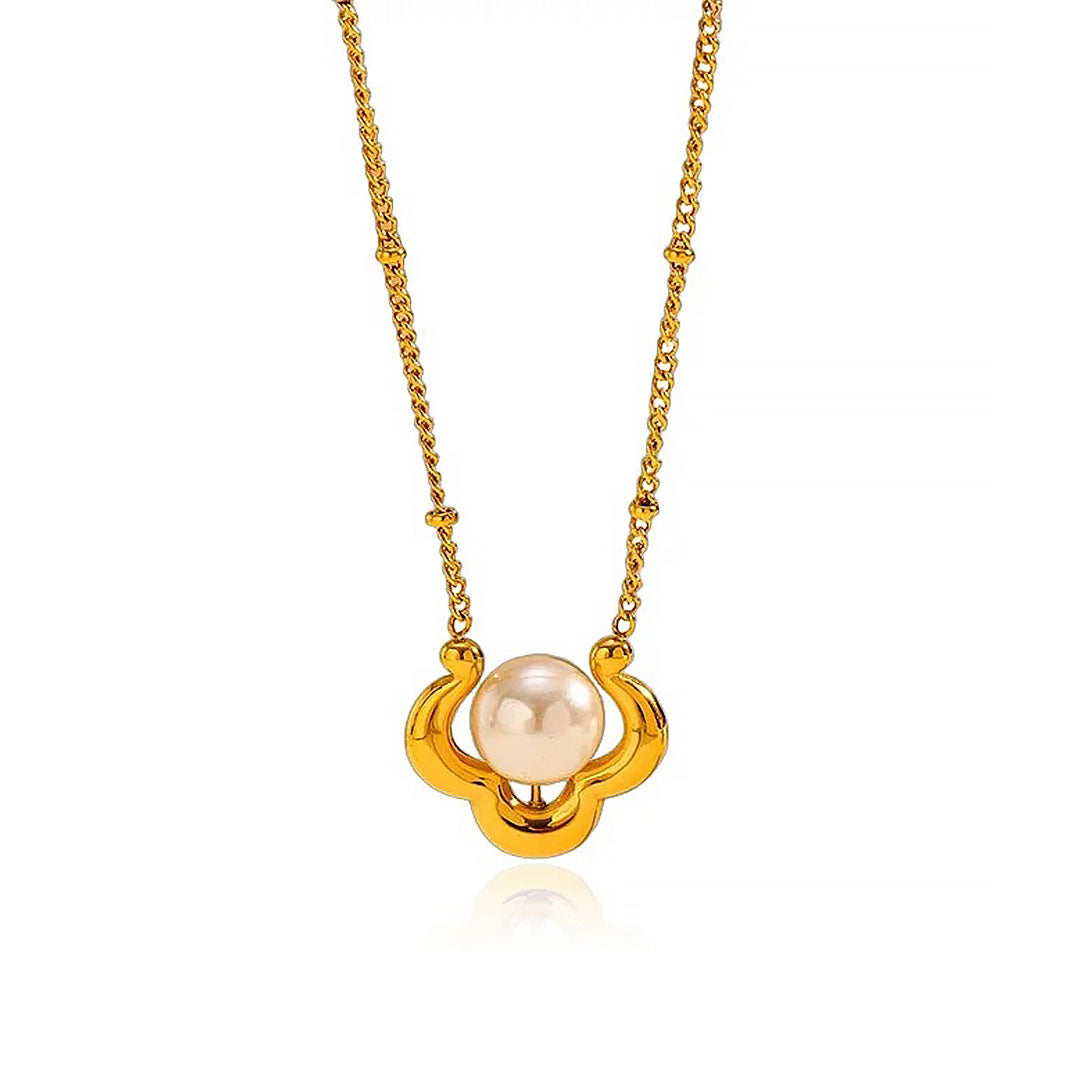 Women's Elegant Flower Pendant Necklace Louise