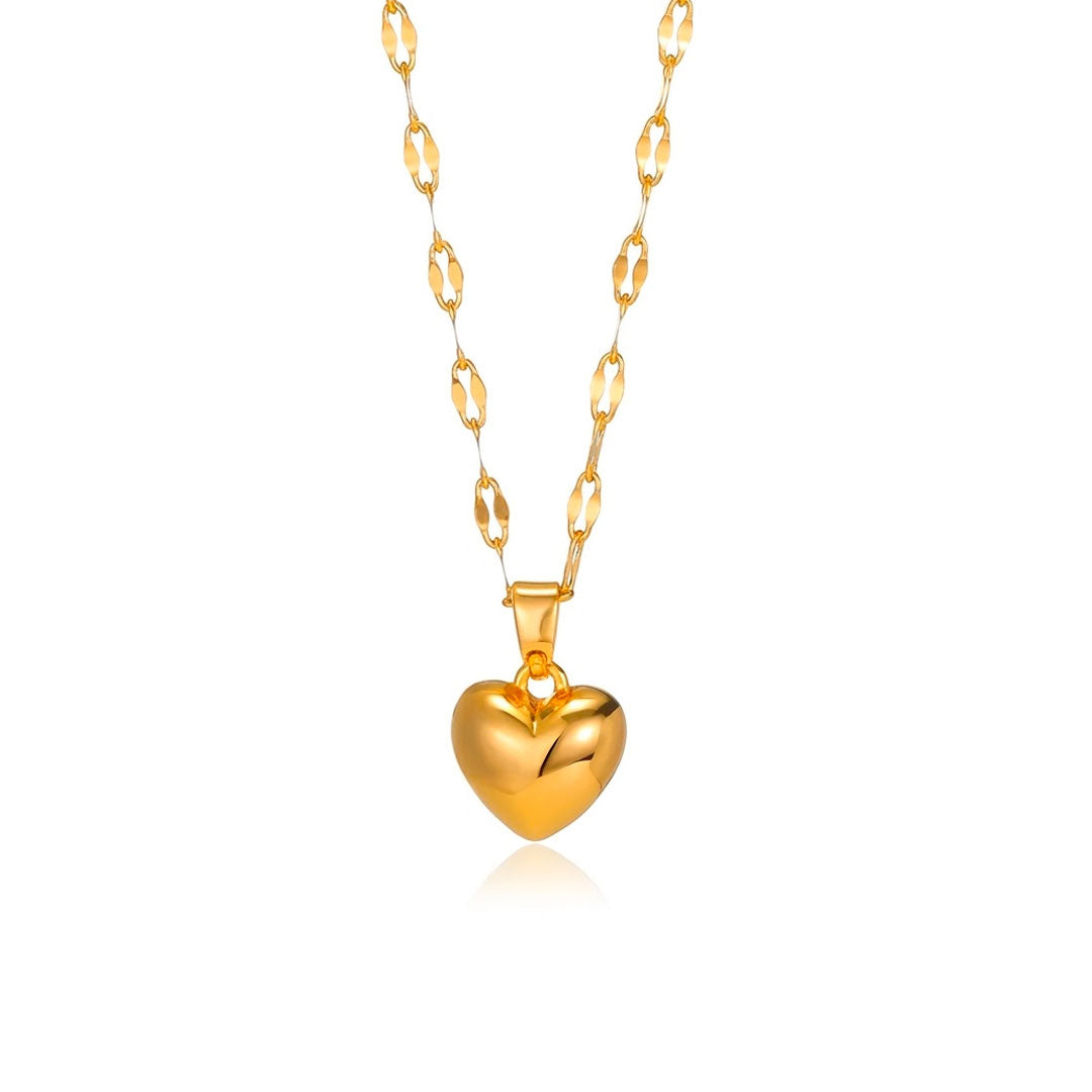 Women's Elegant Heart Pendant Necklace Louise