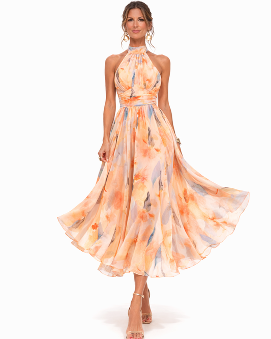 Women's Backless Maxi Dress Louise