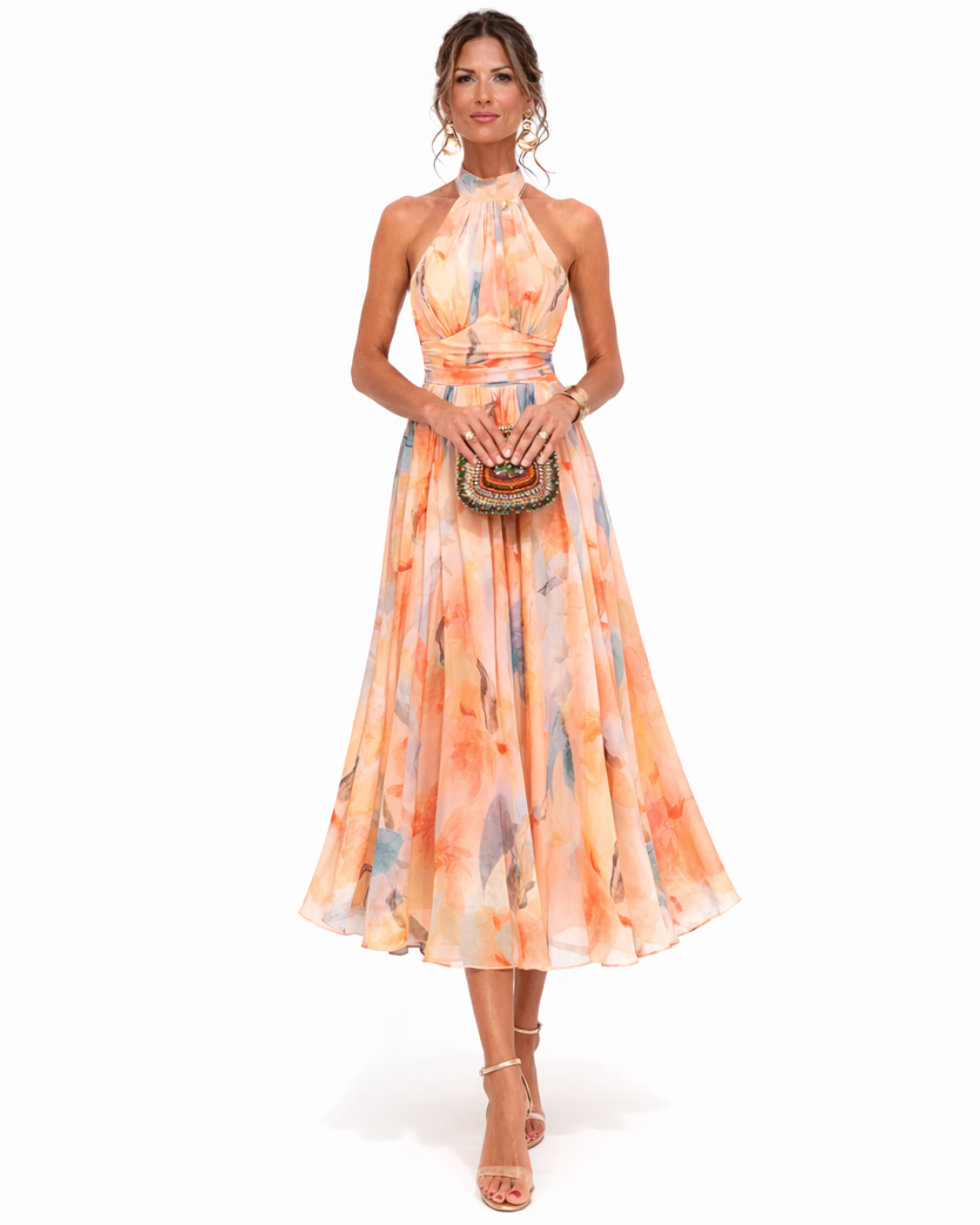 Women's Backless Maxi Dress Louise