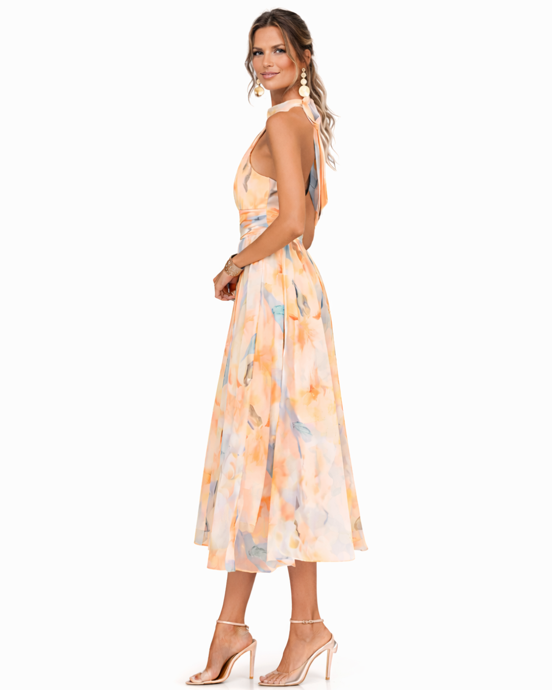 Women's Backless Maxi Dress Louise