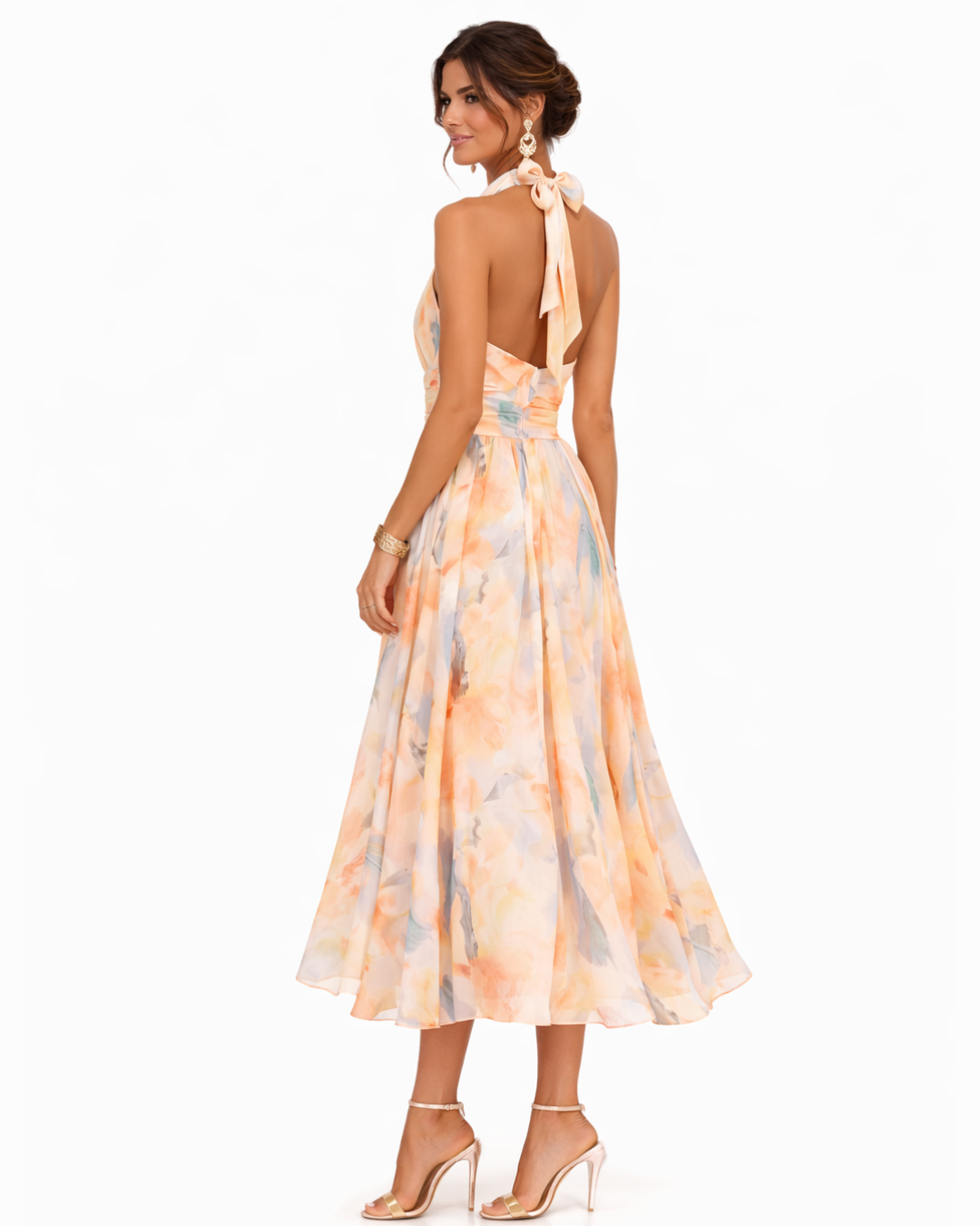 Women's Backless Maxi Dress Louise