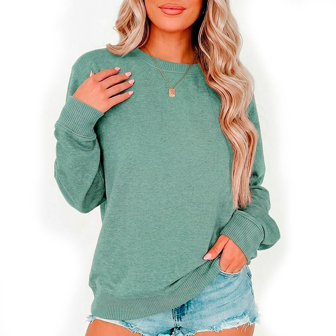 Women's Soft Knit Round Neck Sweater Louise